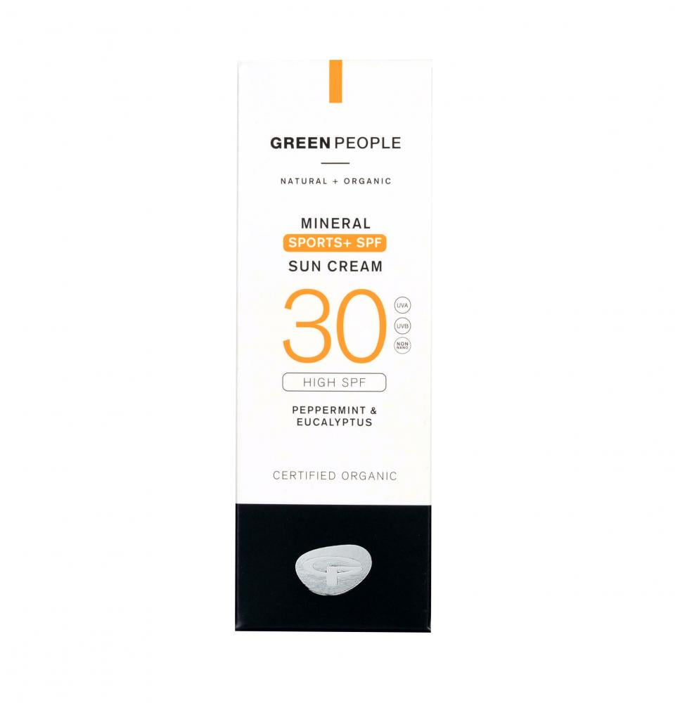 Mineral Sports+ SPF Sun Cream 30 High SPF Peppermint & Eucalyptus 30ml