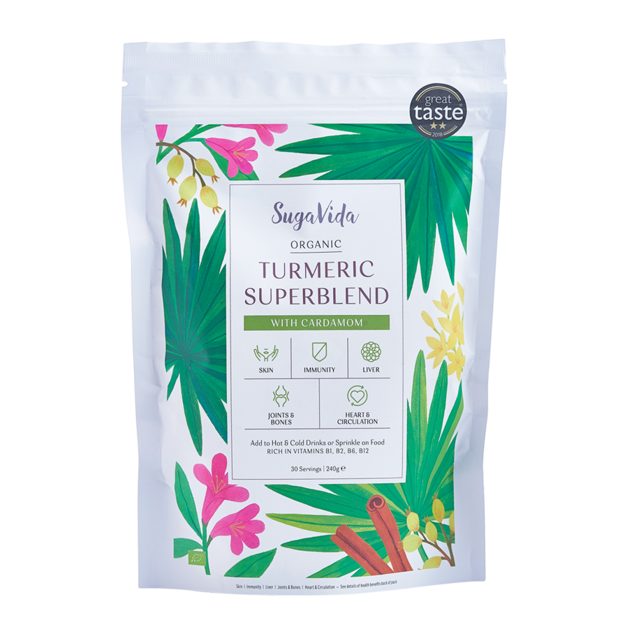 Lakadong Turmeric Superblend with Cardamom 240g