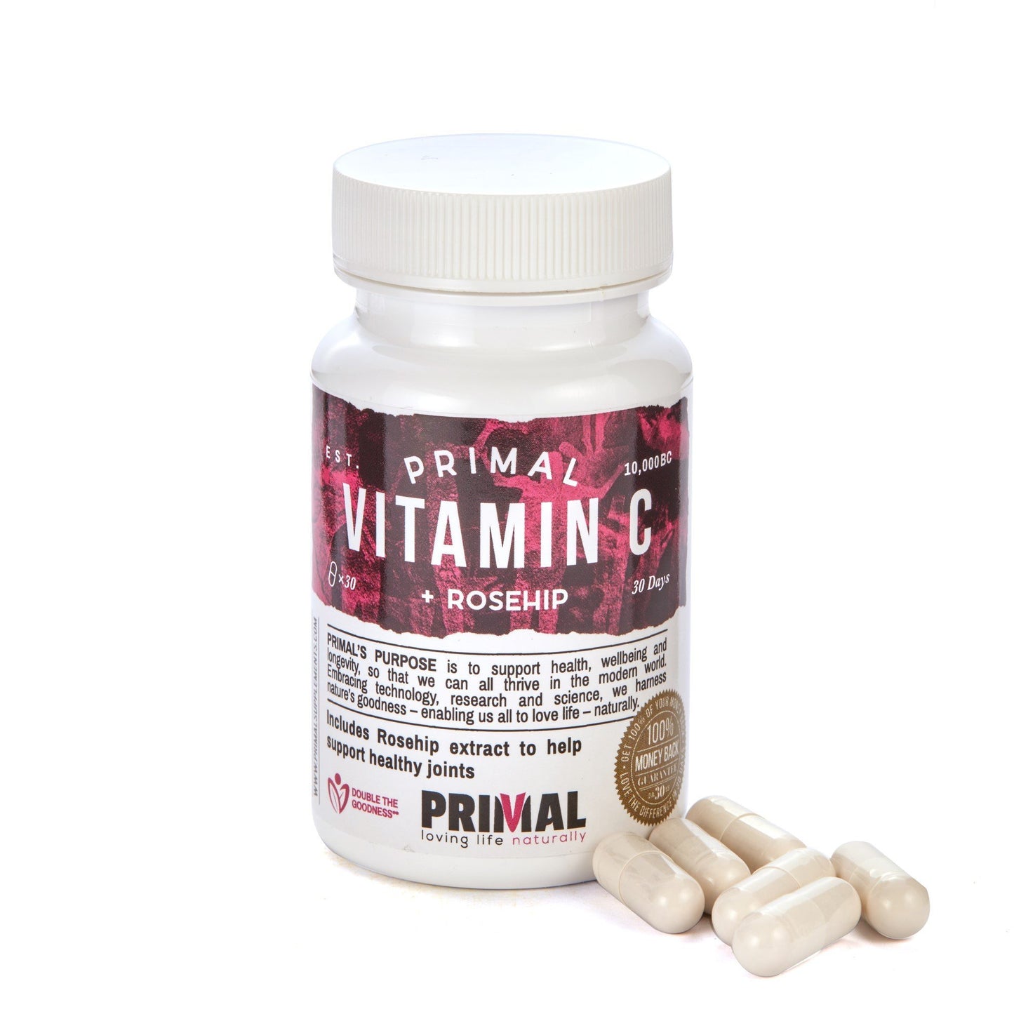 Primal Supplements Vitamin C & Rosehip