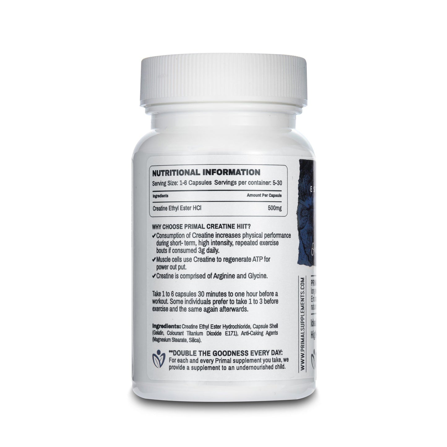 Primal Supplements Creatine Hiit