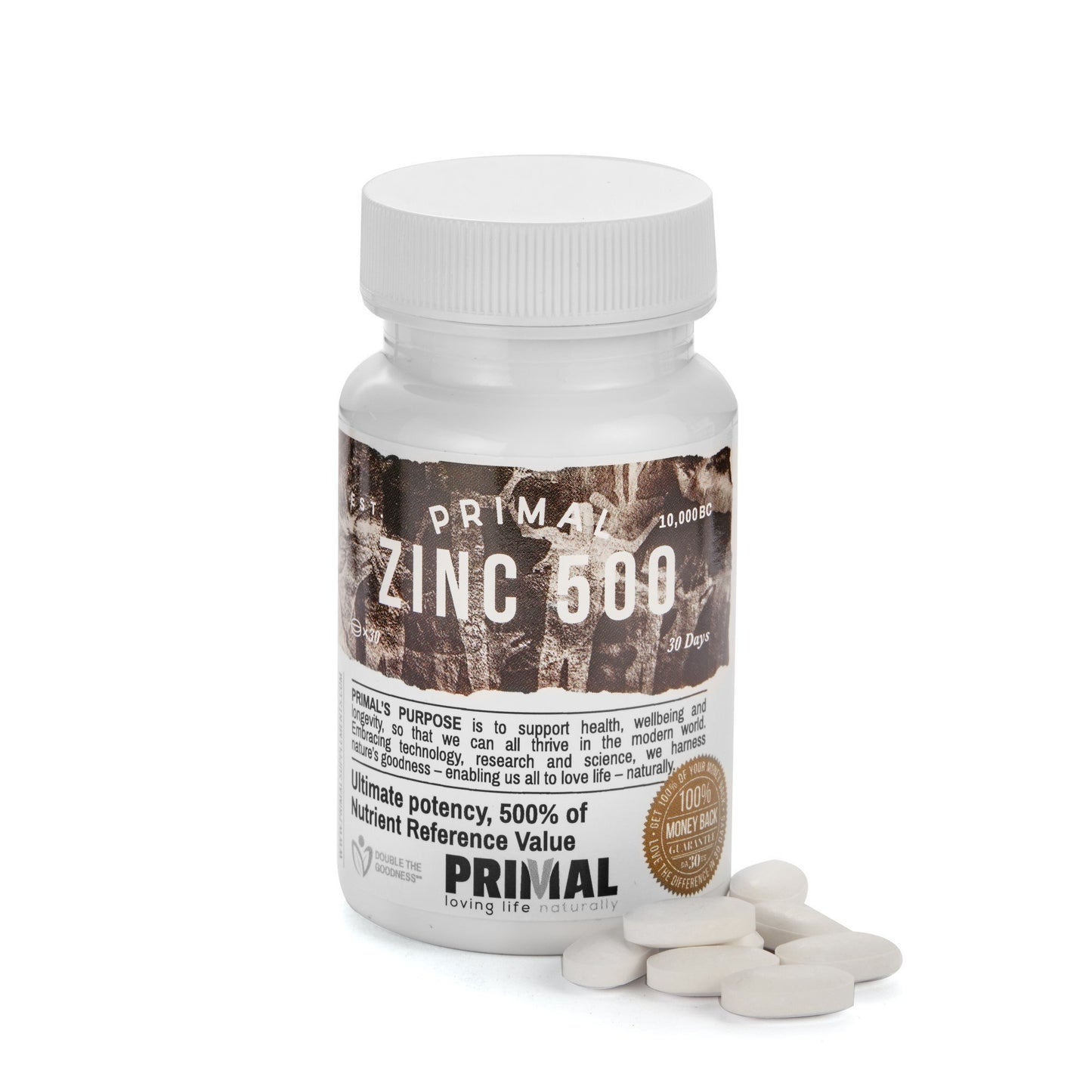 Primal Supplements Primal Zinc 500