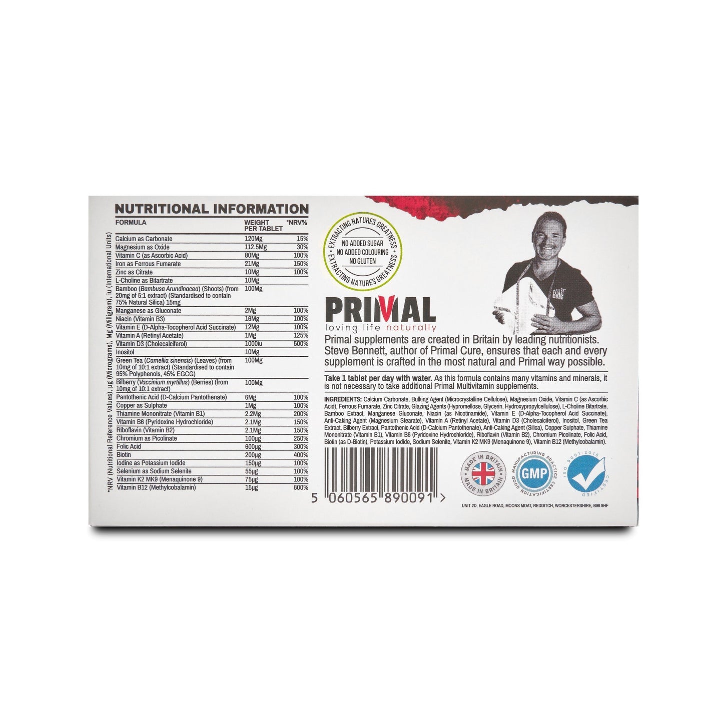 Primal Supplements Women 60+ (primal Multivitamin)