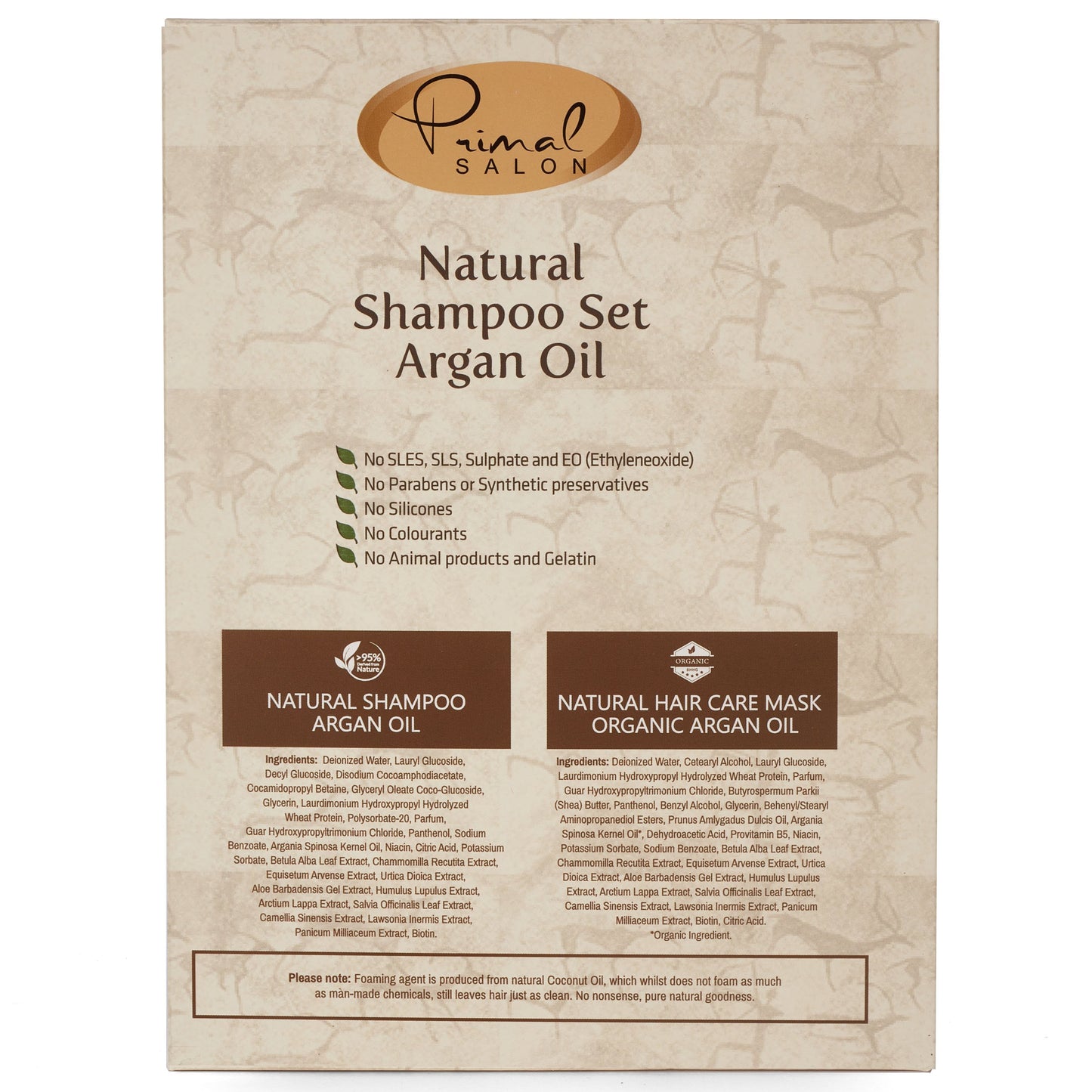 Argan Shampoo and Argan Hair Conditioner Set