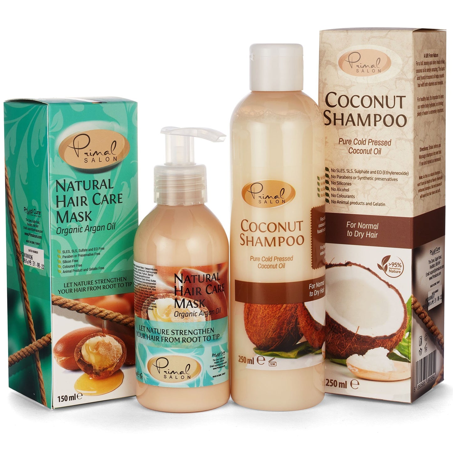 Coconut Shampoo and Argan Hair Conditioner Set #2