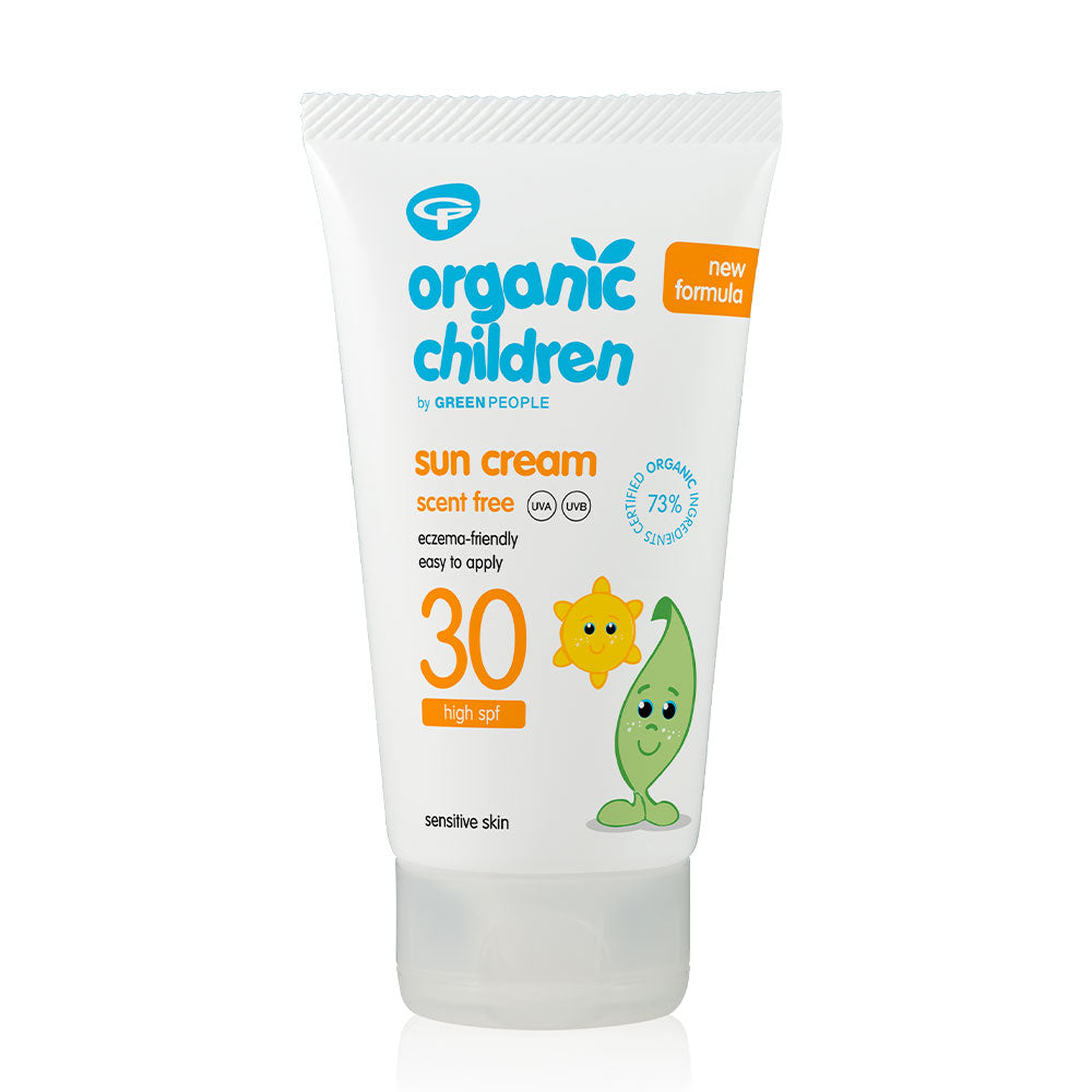 Organic Children Sun Cream Scent Free 30 High SPF 150ml