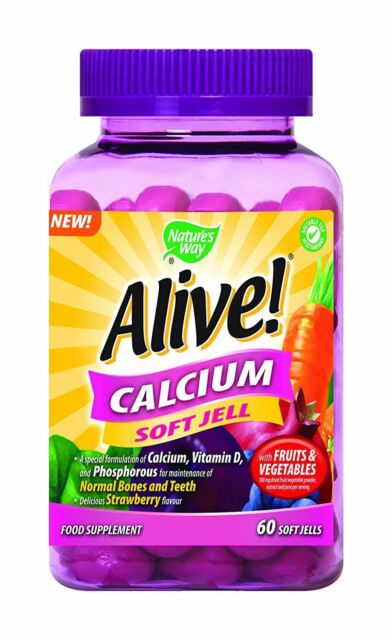 Alive! Calcium Gummies 60's