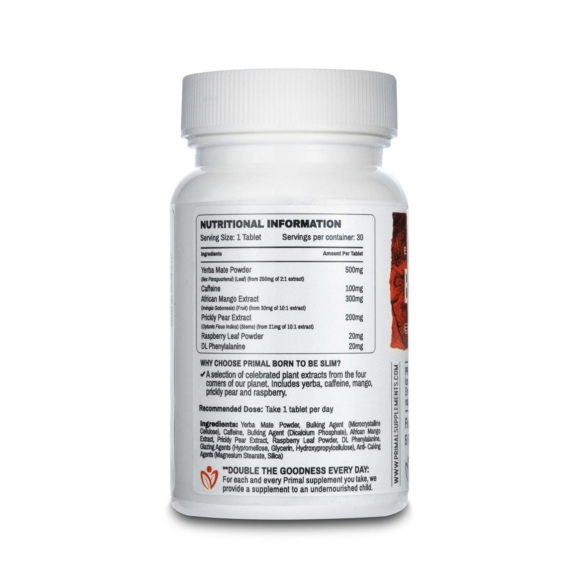 Primal Supplements Born To Be Slim (mango)