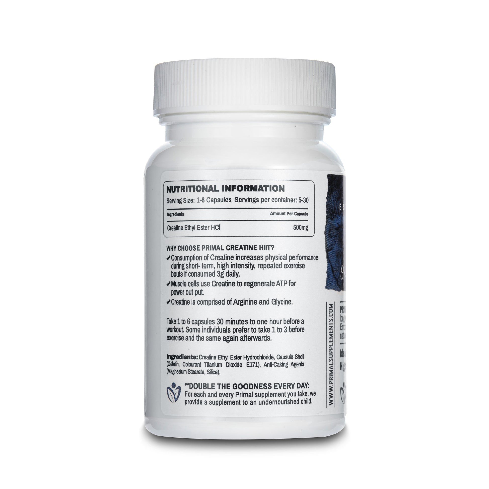 Primal Supplements Creatine Hiit