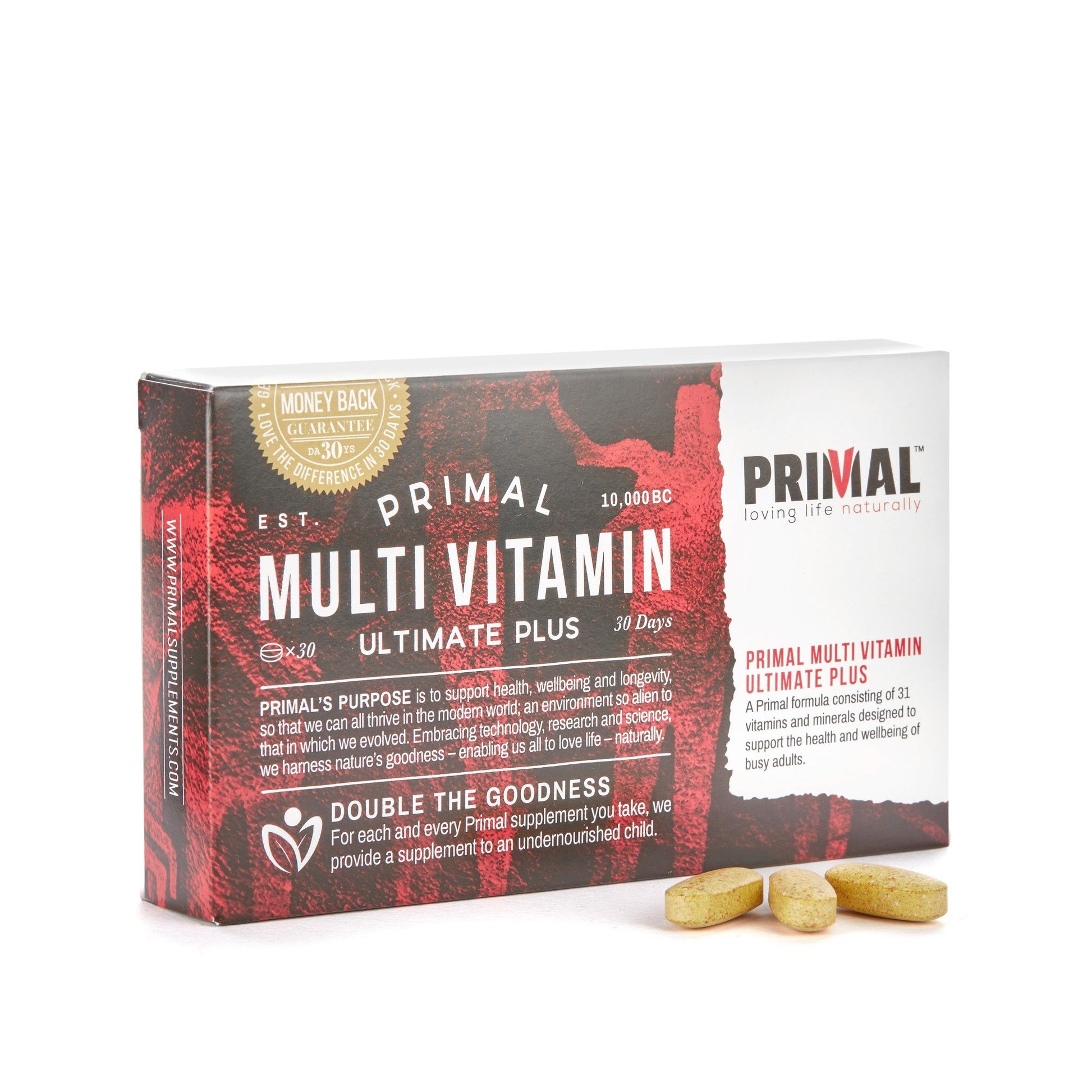 Primal Supplements Multivitamin Ultimate Plus