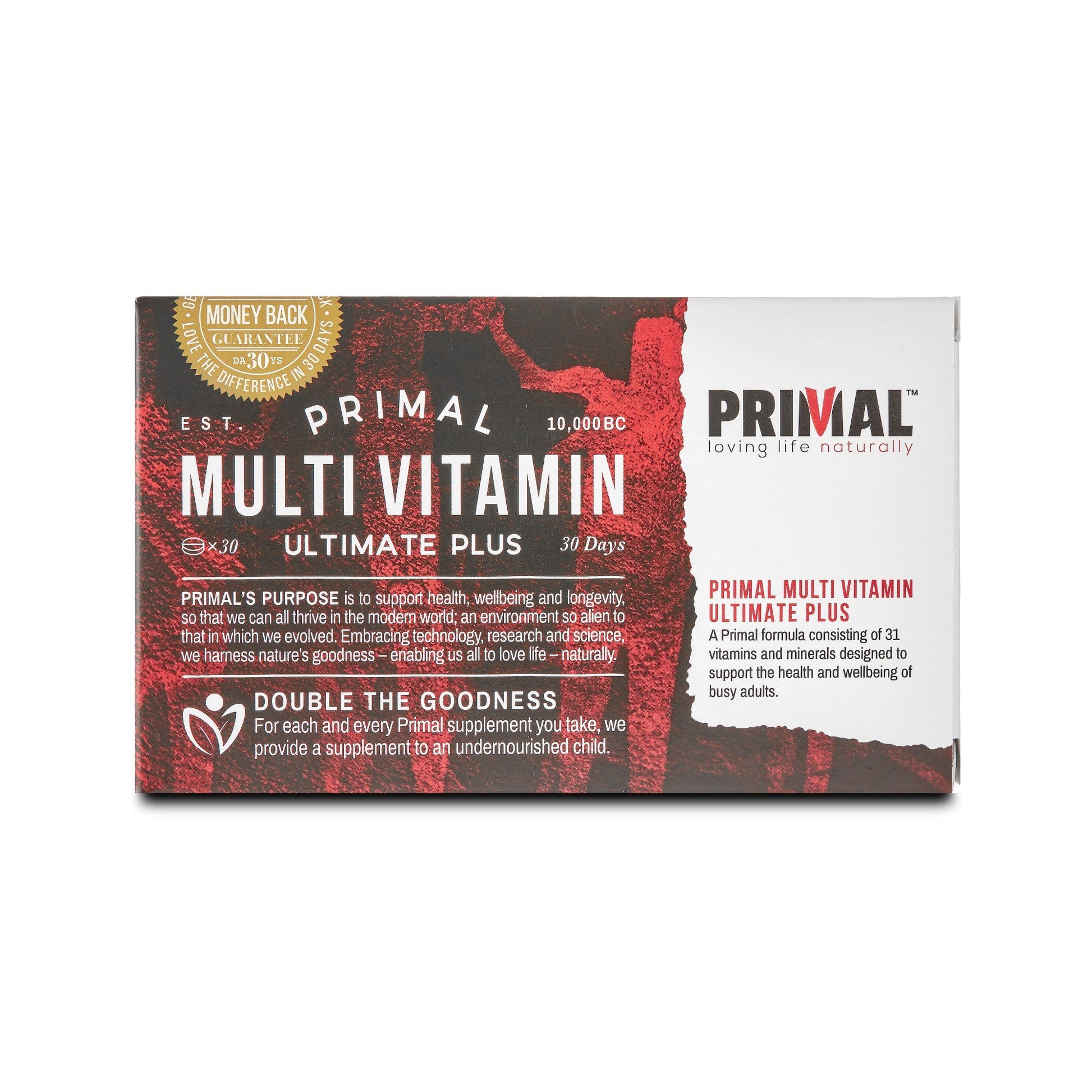 Primal Supplements Multivitamin Ultimate Plus