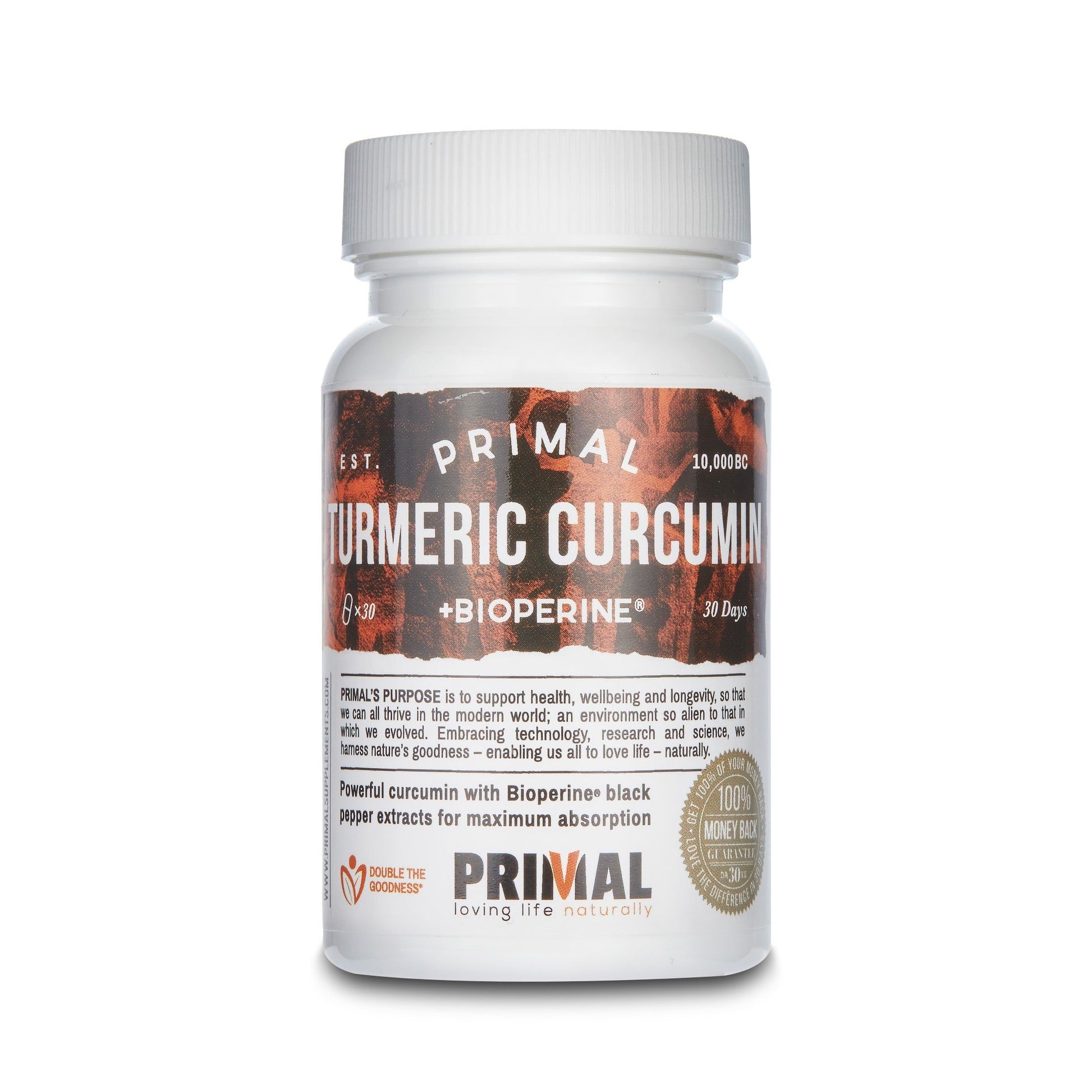 Primal Supplements Turmeric Curcumin
