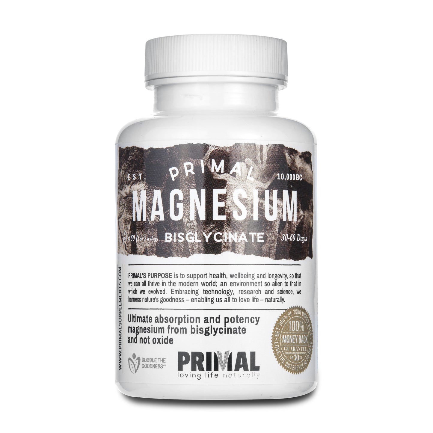 Primal Supplements Magnesium Bisglycinate