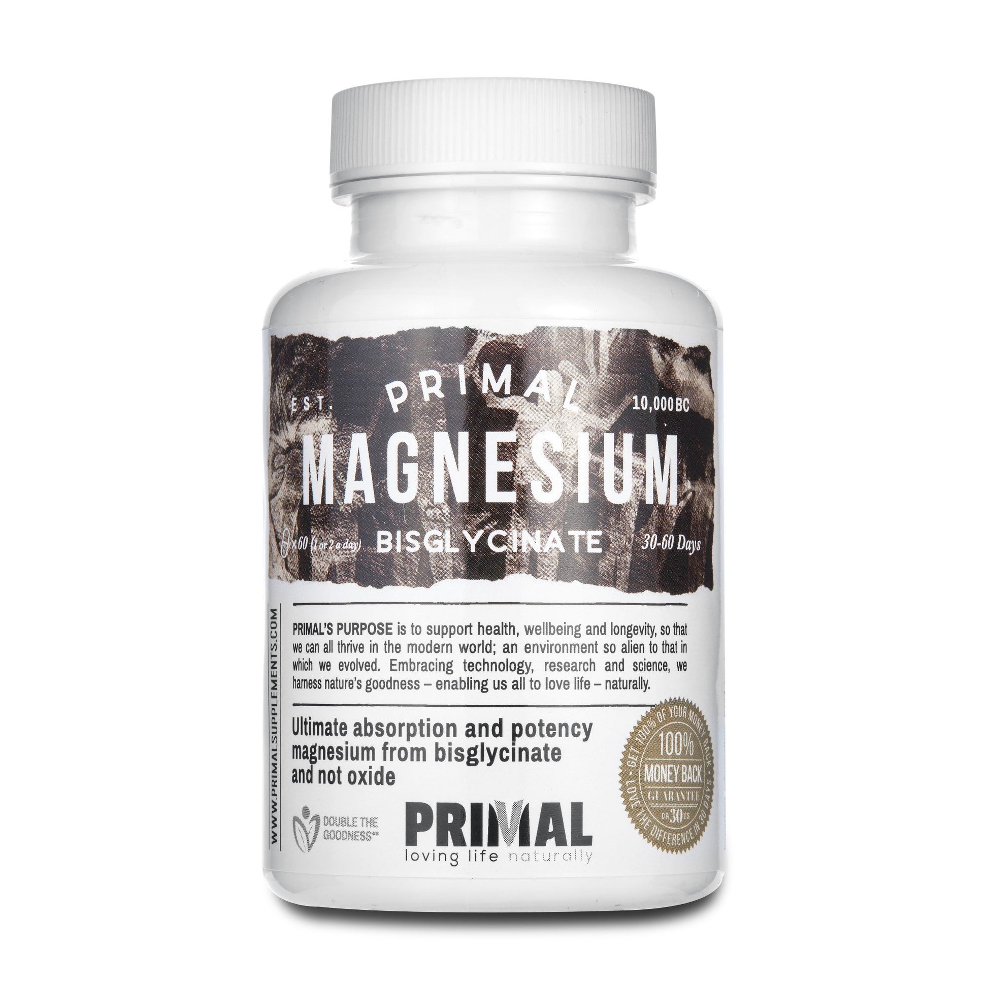 Primal Supplements Magnesium Bisglycinate