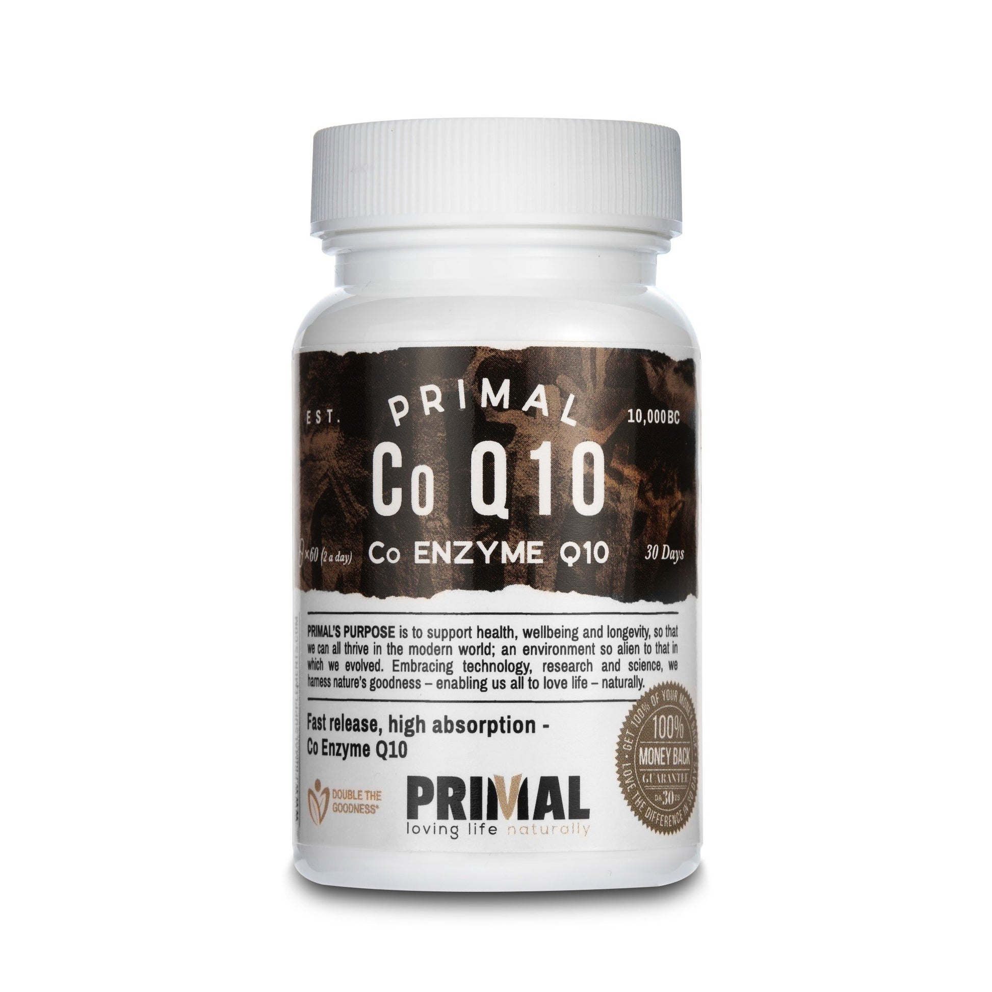 Primal Supplements Co-enzyme Q10