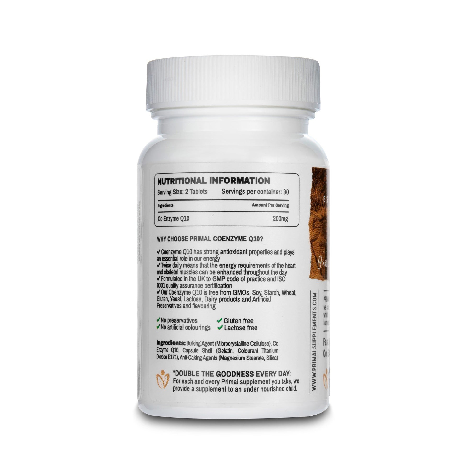 Primal Supplements Co-enzyme Q10