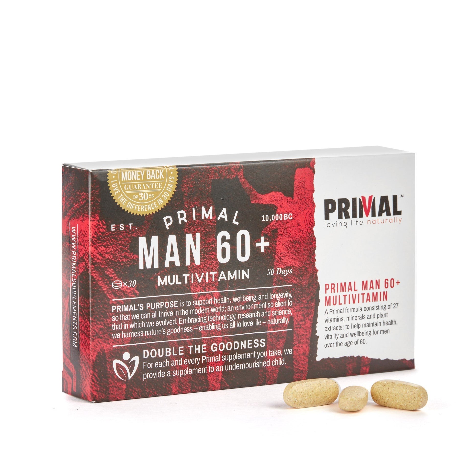 Primal Supplements Man 60+ (primal Multivitamin)