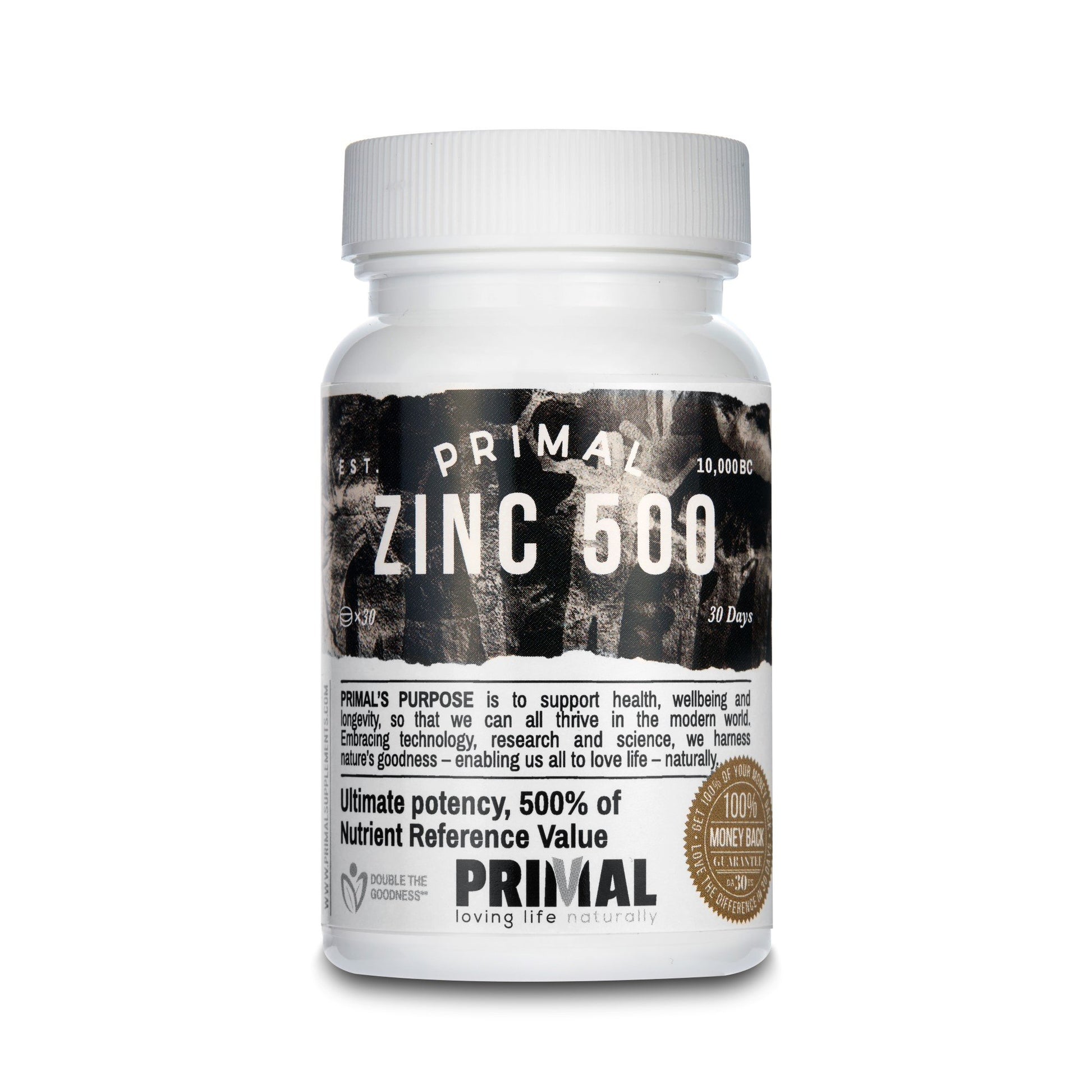 Primal Supplements Primal Zinc 500
