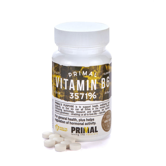 Primal Supplements Vitamin B6 (3571%)