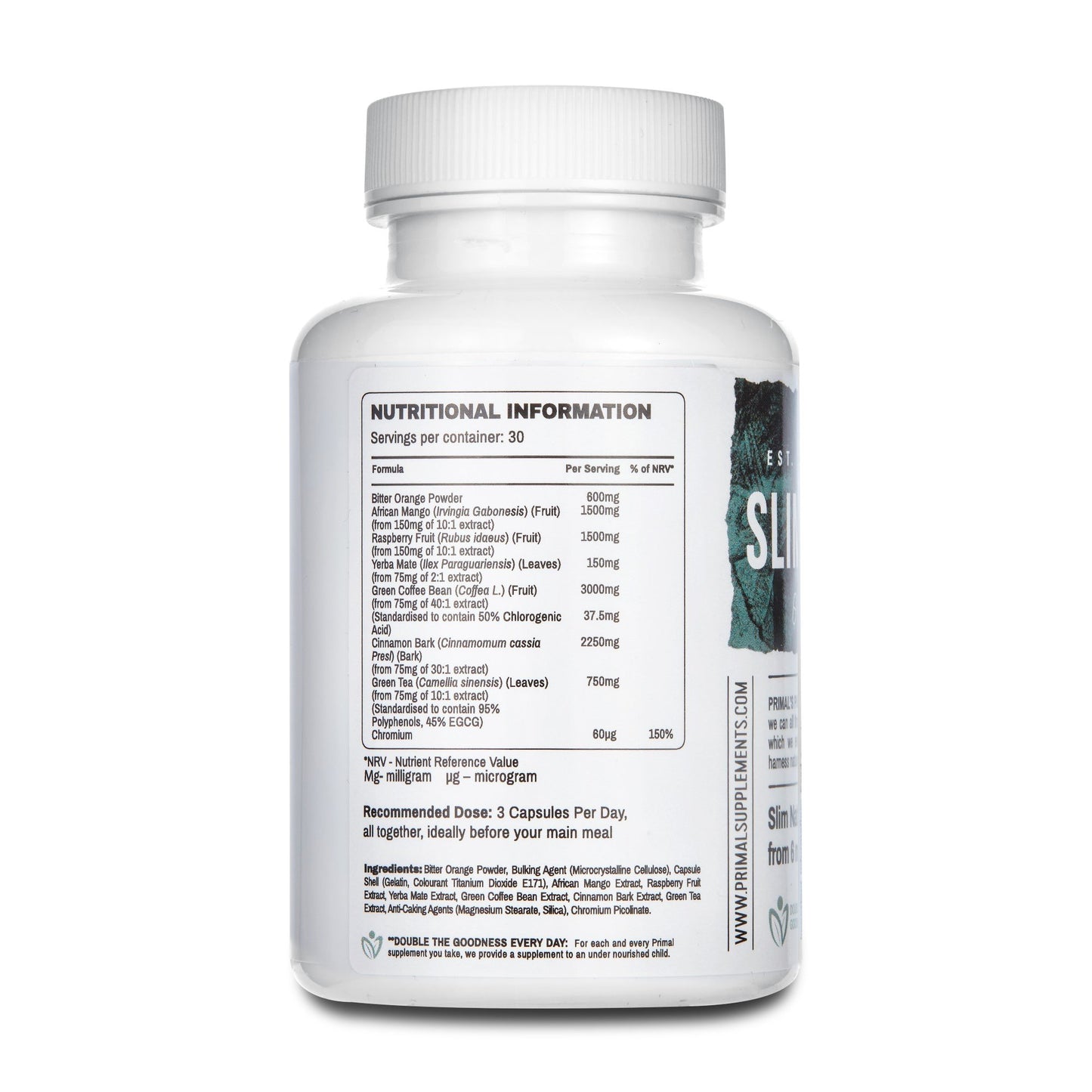 Primal Supplements Slim Naturally