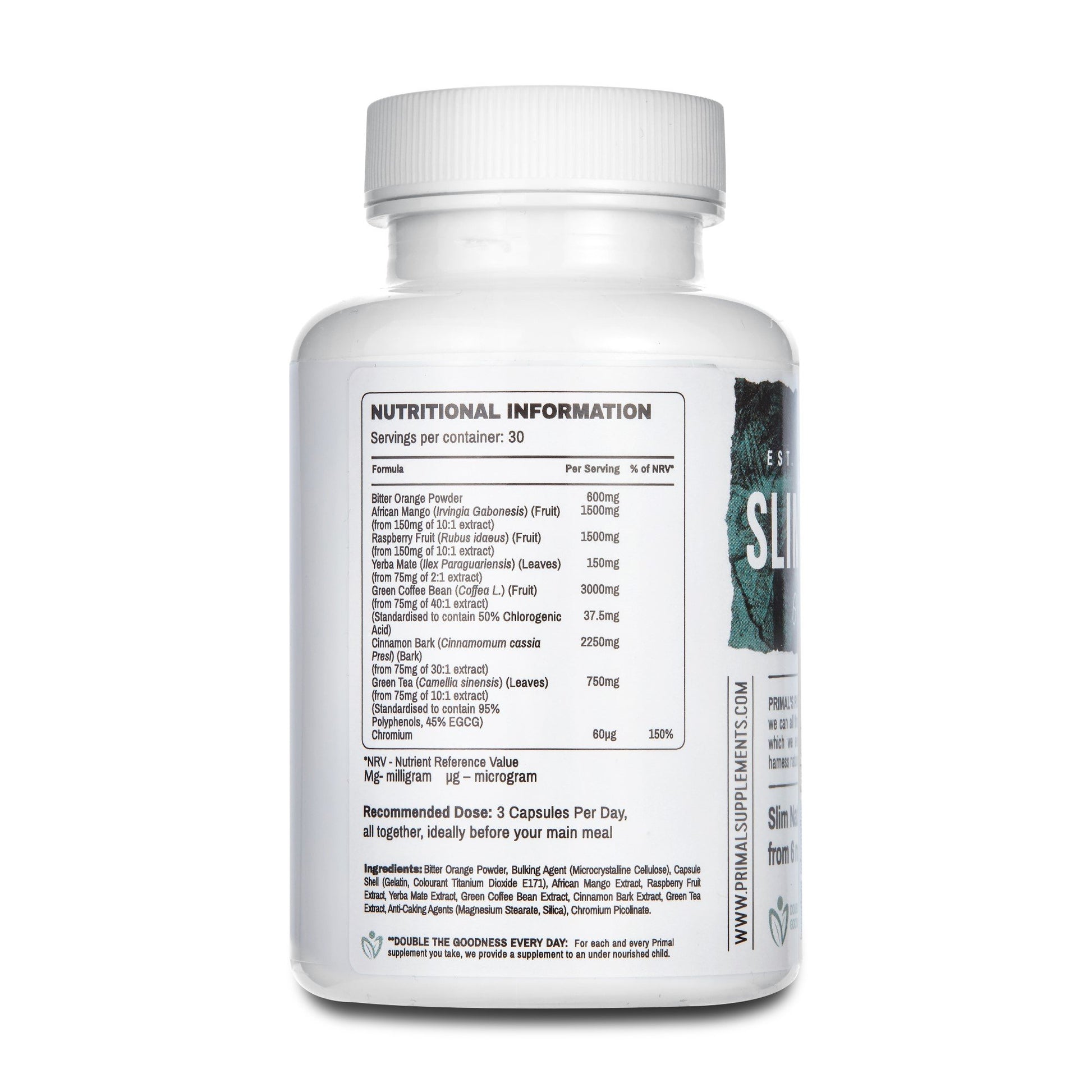 Primal Supplements Slim Naturally