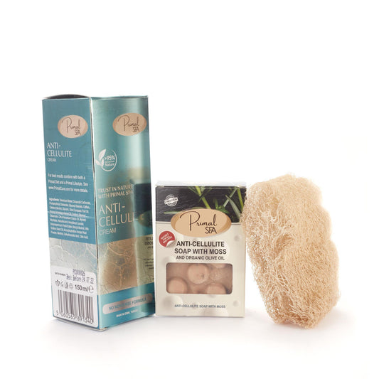 Anti-Cellulite Cream, Anti-Cellulite Soap With Moss And Pumpkin Fibre Loofah Sponge #3