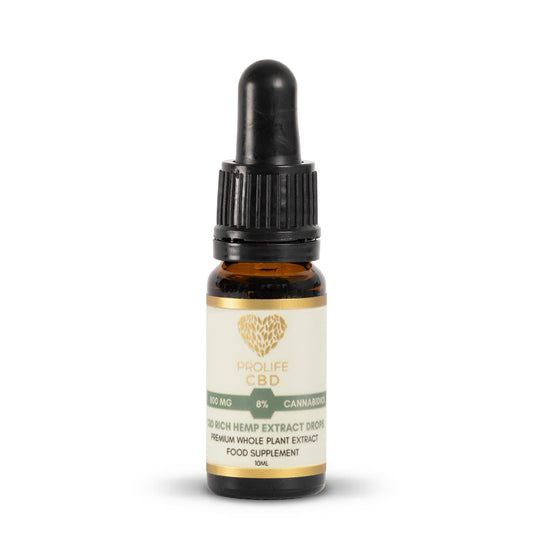 Prolife CBD Oil Hemp Extract 8% - 10ml (800mg)