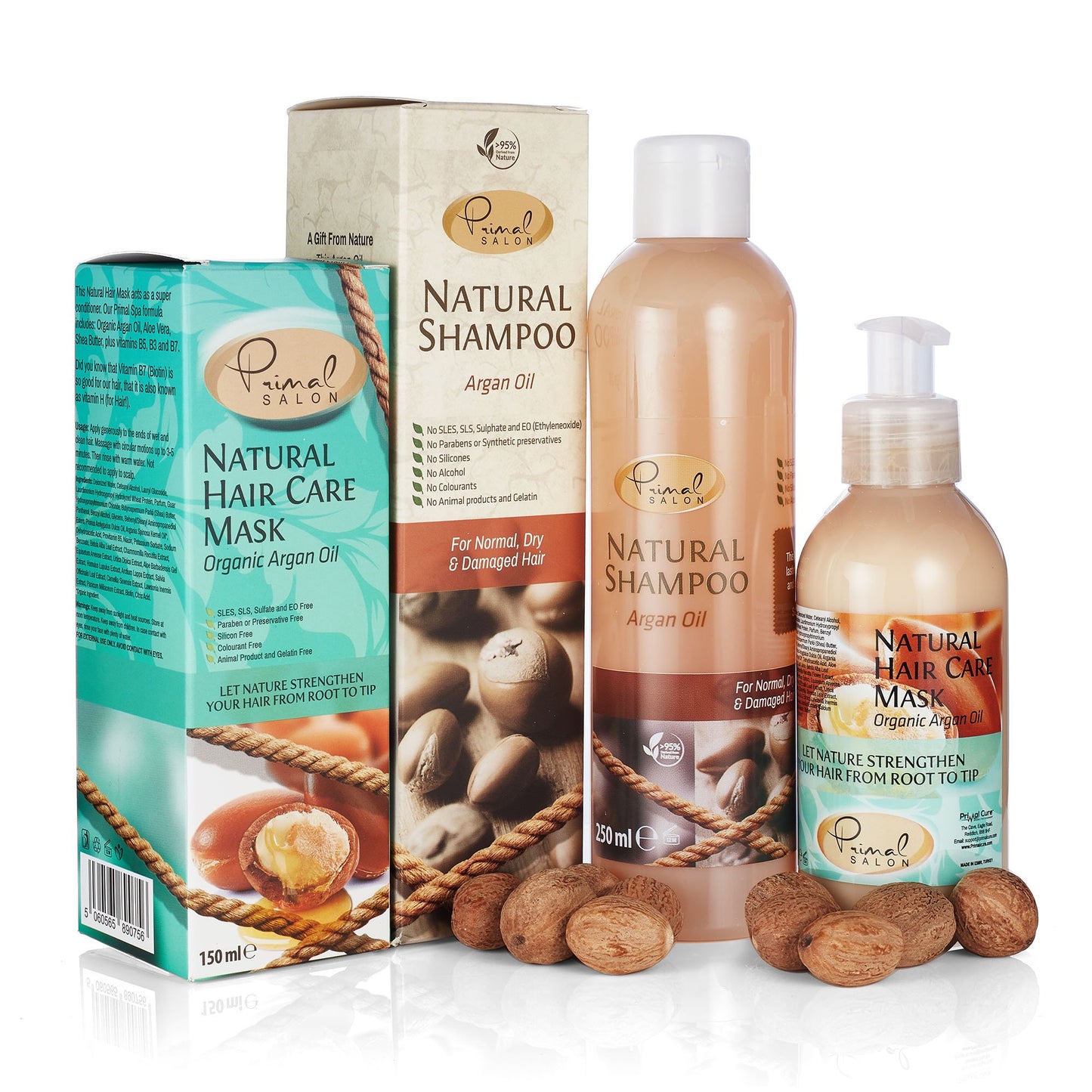 Argan Shampoo and Argan Hair Conditioner Set