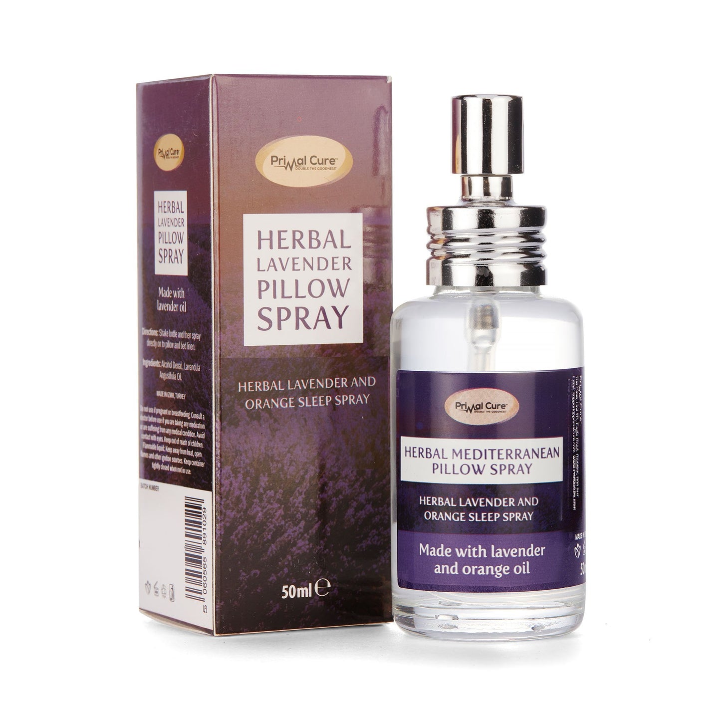 Primal Sleep - Lavender and Orange Herbal Pillow Spray