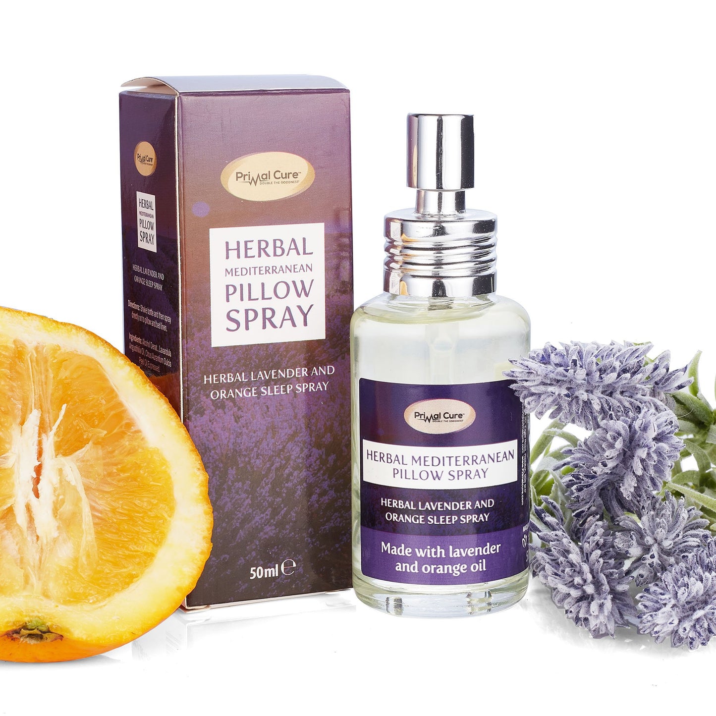 Primal Sleep - Lavender and Orange Herbal Pillow Spray